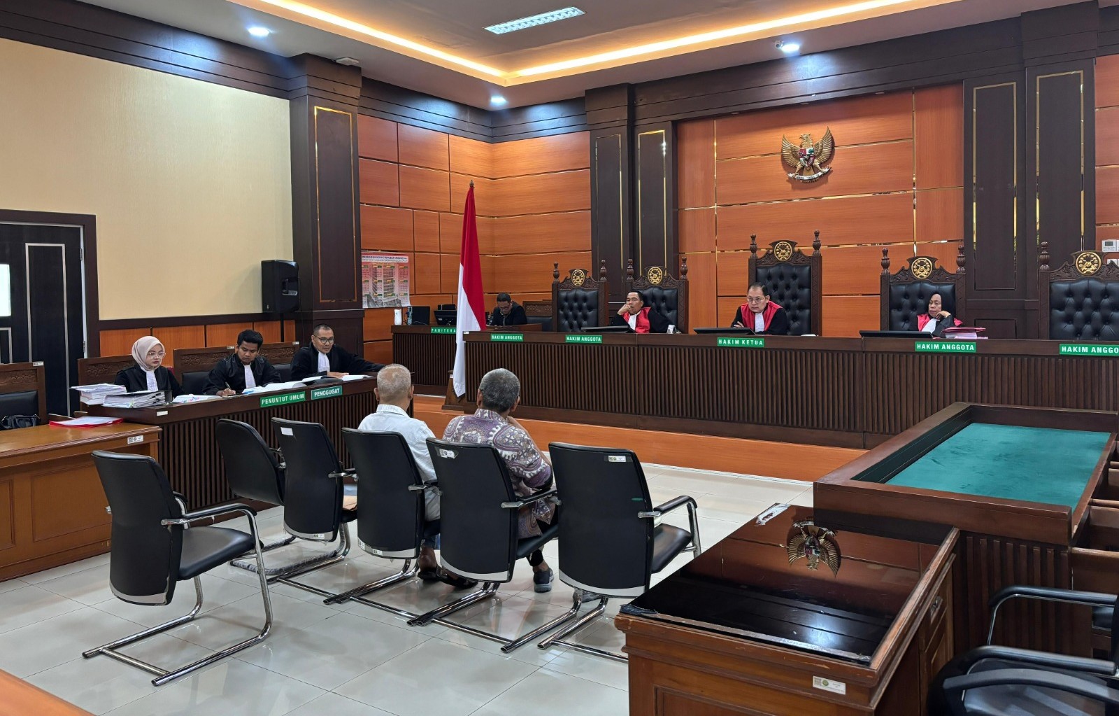 Sidang Lanjutan Dugaan Tipikor Rekonstruksi Jalan Sikayan Ruas Jambak Lubuk Simantung T.A 2023 Dengan Agenda Pemeriksaan Terdakwa