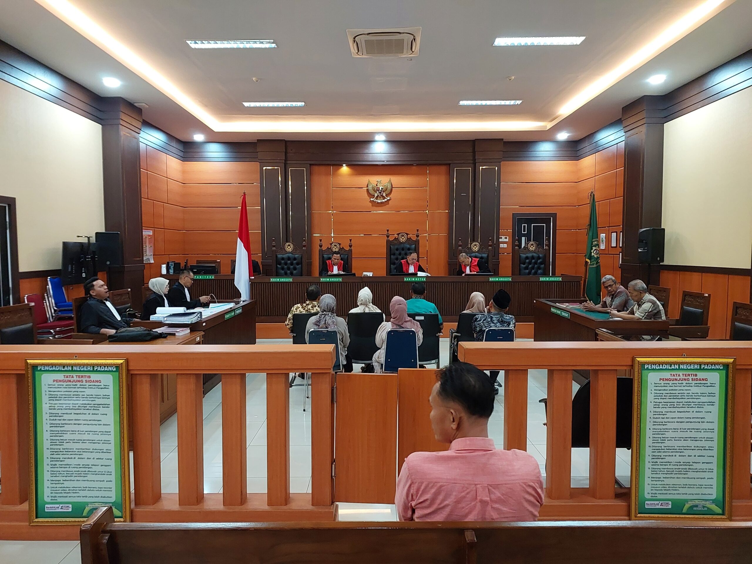 Sidang Lanjutan Dugaan Tindak Pidana Korupsi Pekerjaan Rekonstruksi Jalan Sikayan Ruas Jambak Lubuk Simantung Dengan Agenda Pemeriksaan Saksi