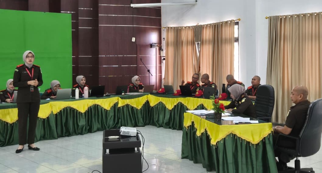 Seminar Akhir Aktualisasi Pelatihan Dasar CPNS Golongan III di Kejaksaan Negeri Pariaman
