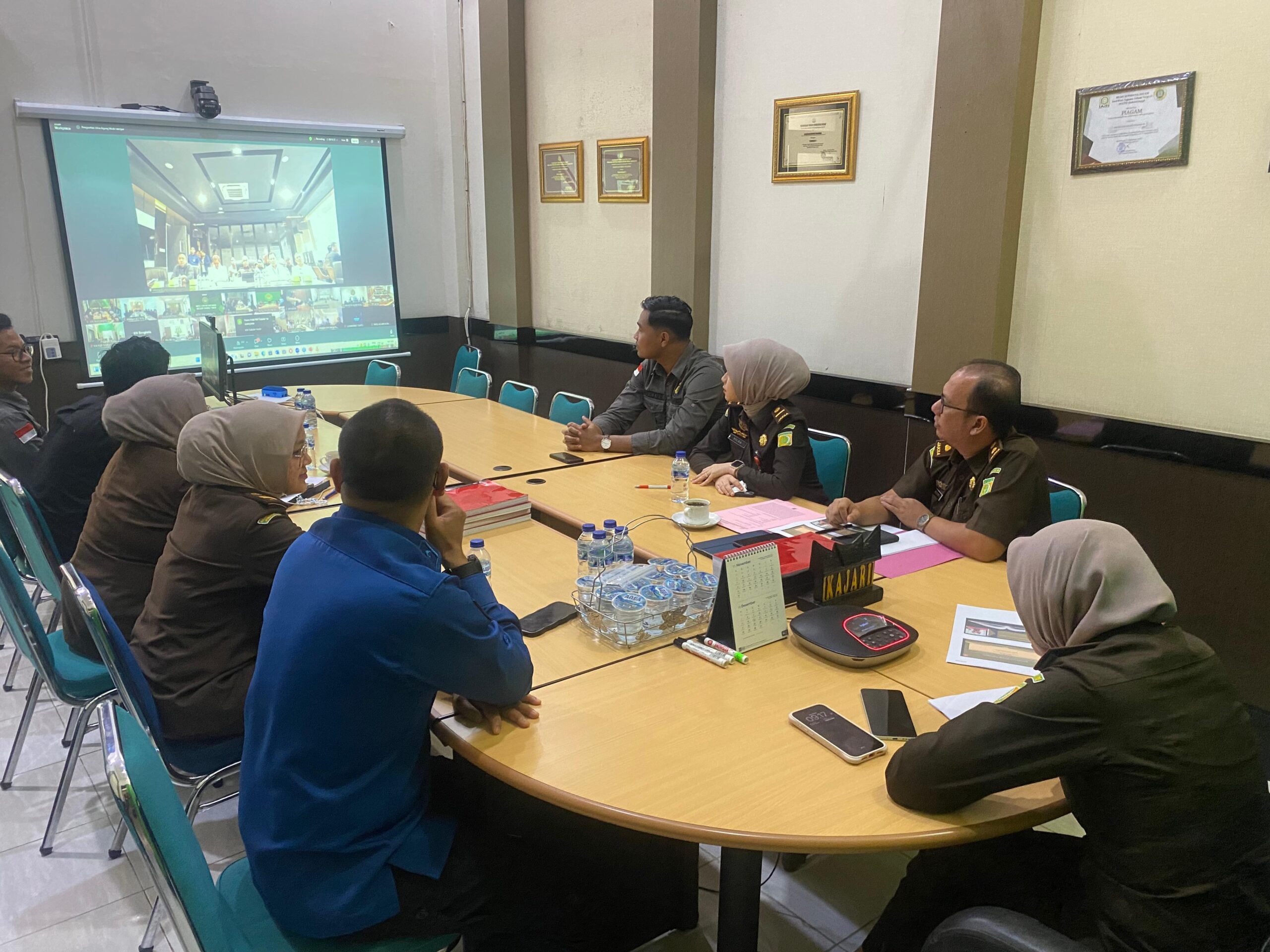 Pengarahan JAM INTEL Terkait Rapat Peningkatan Kewaspadaan di Lingkungan Satuan Kerja Sebagai Bentuk Deteksi Dini dan Cegah Dini