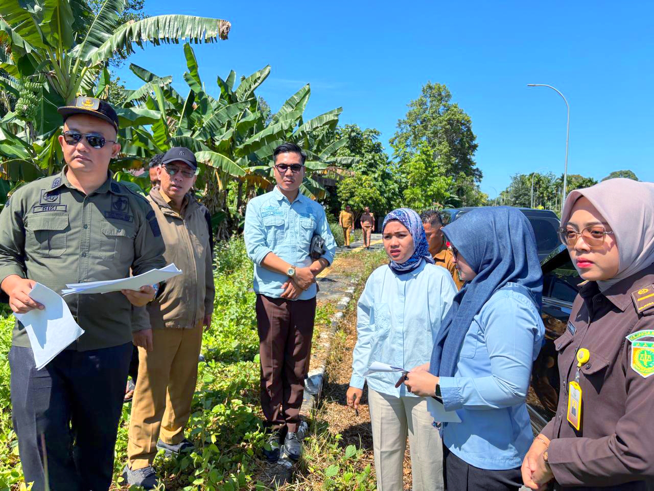 JPN Kejari Pariaman Melakukan Tinjauan Lapangan Terhadap Objek Perkara Perdata Nomor 71/PDT.G/2025/PN.PMN