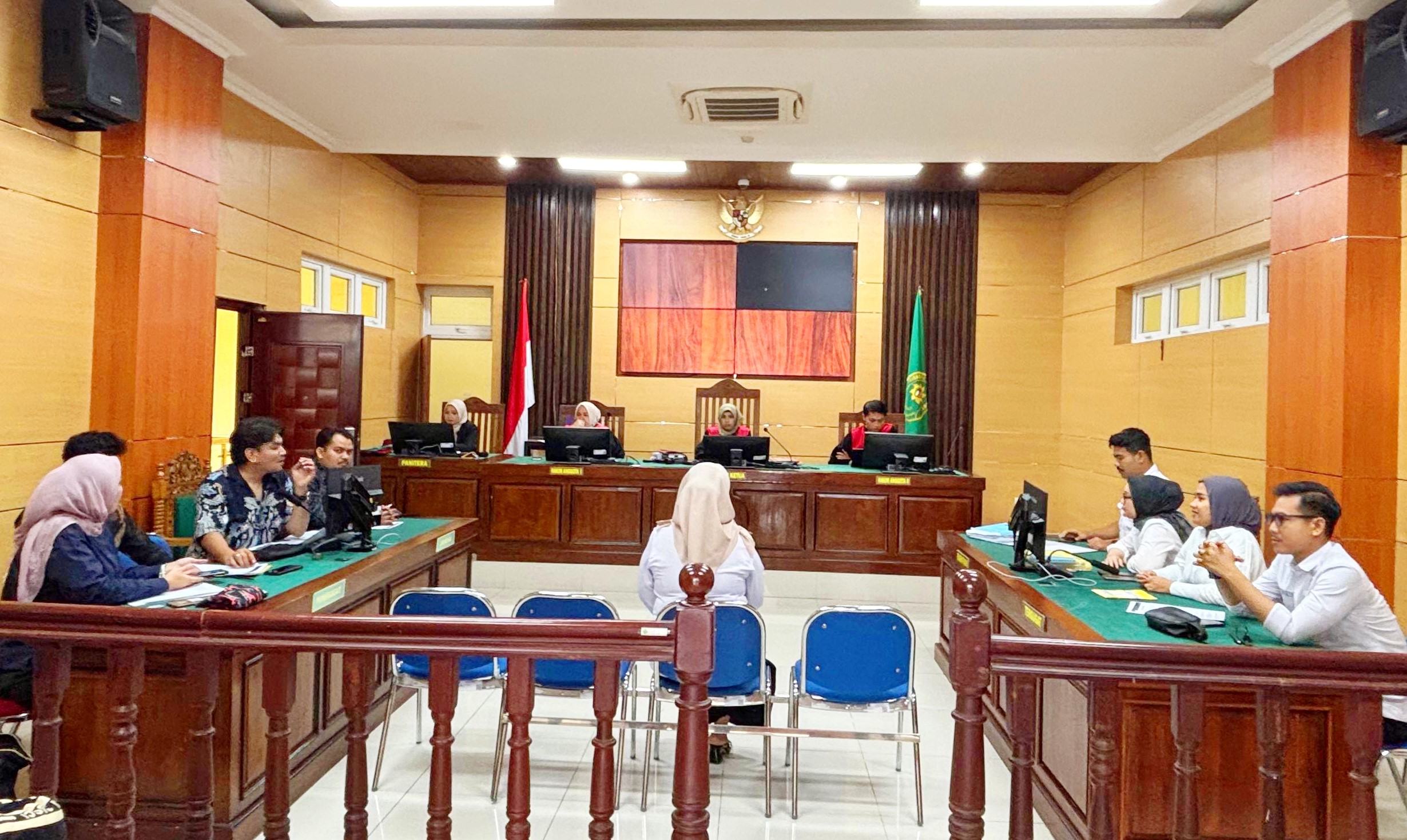 Sidang Perkara Perdata Nomor 44/Pdt.G/2025/PN PMN dengan Agenda Pemeriksaan Saksi dari Tergugat
