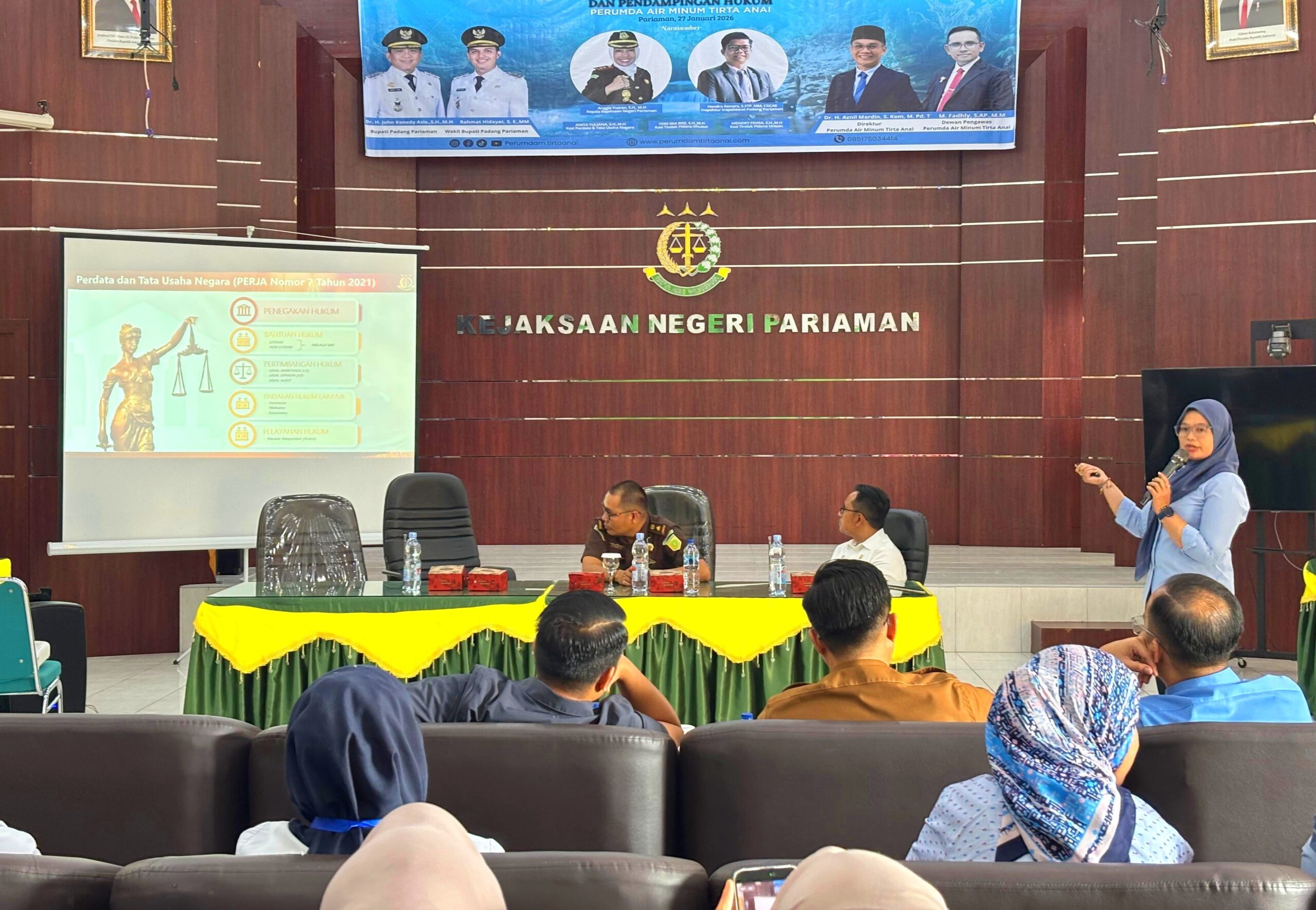 Sosialisasi Pendampingan Hukum Terkait Pengelolaan Keuangan & Pengambilan Keputusan