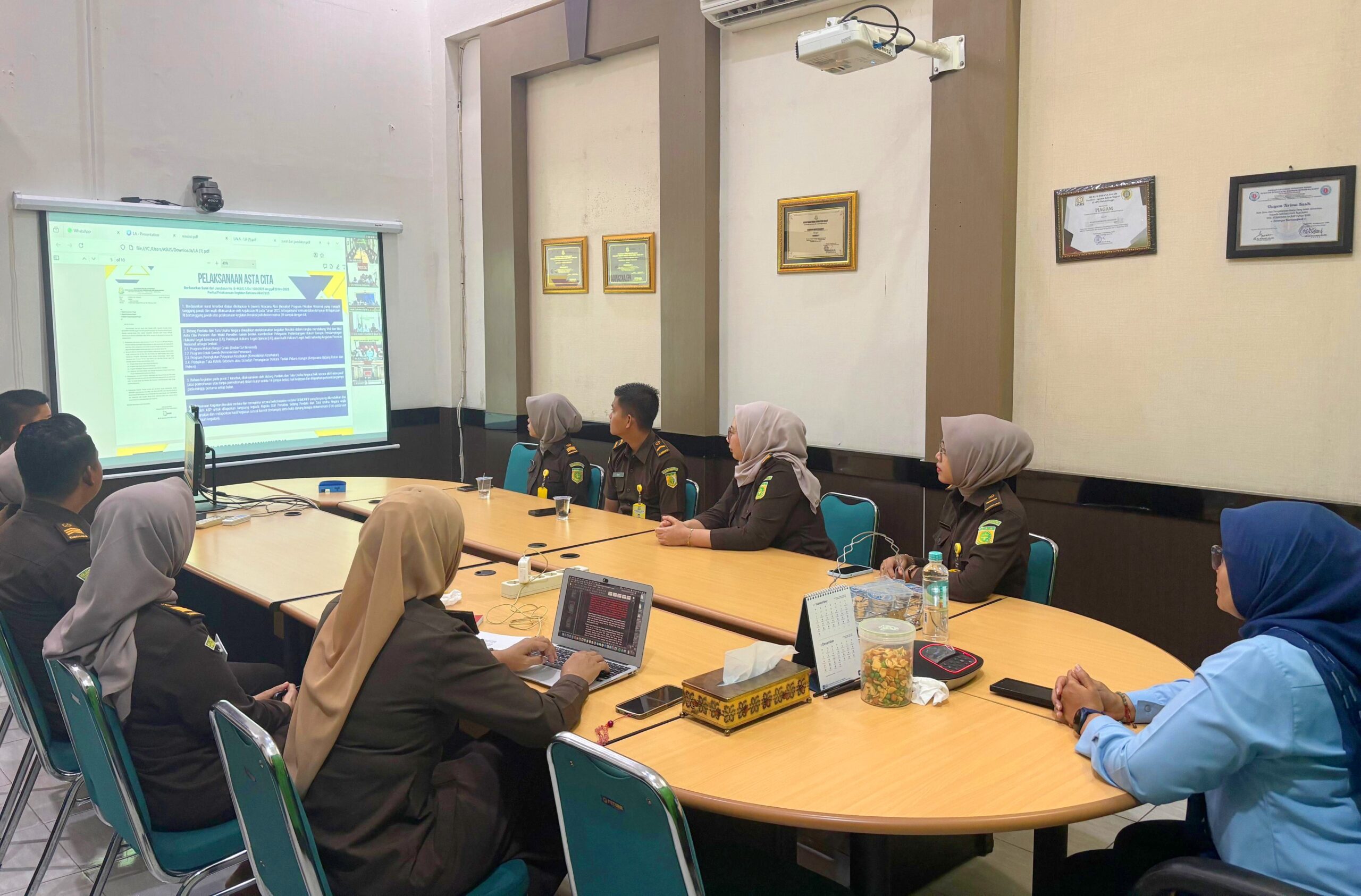 Zoom Meeting Capaian Kinerja 2025 & Rencana Kerja 2026 Bidang Perdata & TUN Serta Optimalisasi Peran JPN Terkait Penyelenggaraan Pemerintahan