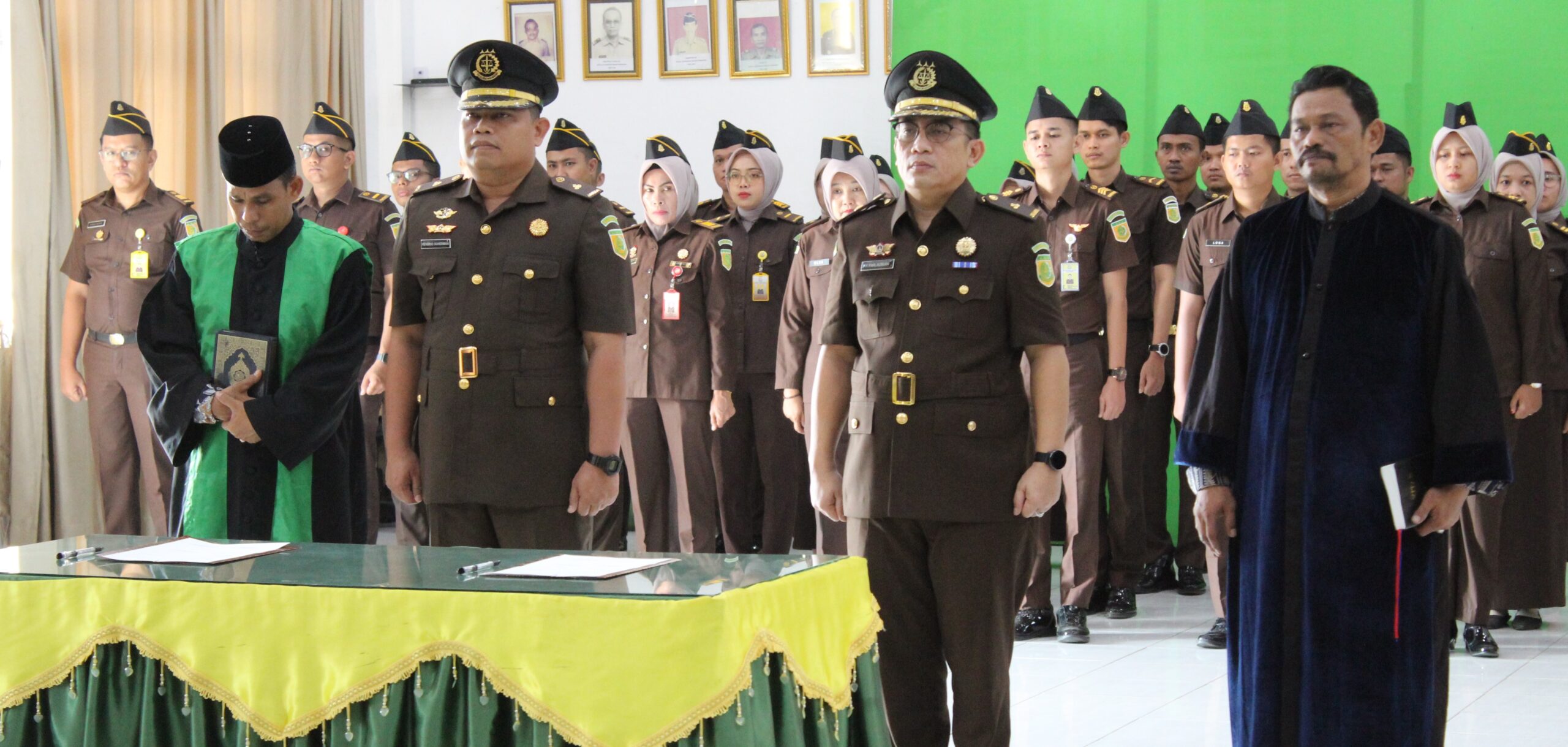 Pelantikan & Serah Terima Jabatan Kepala Seksi Tindak Pidana Umum dan Kepala Seksi PAPBB Kejari Pariaman