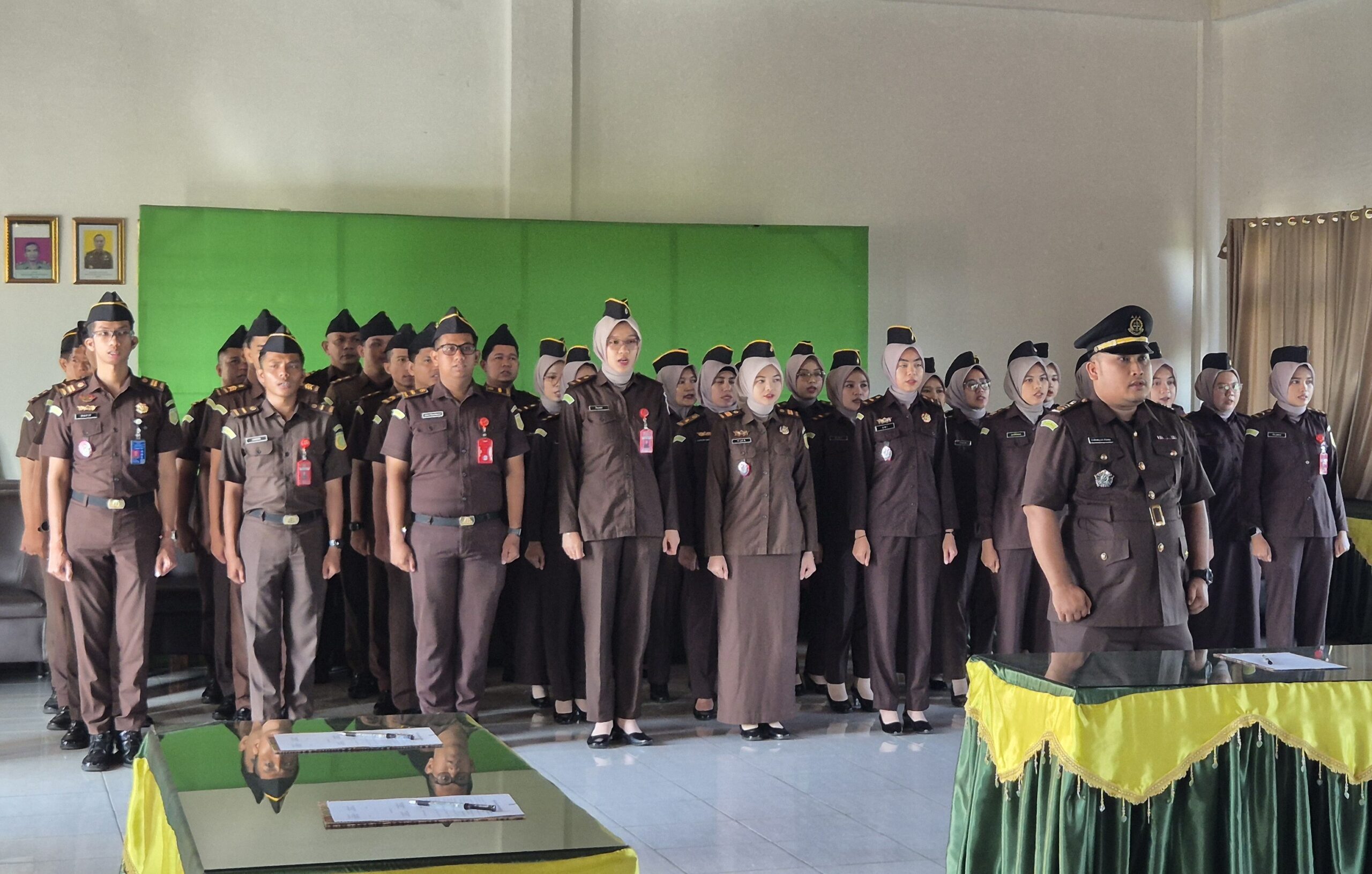 Upacara Pelantikan Kepala Sub Bagian Pembinaan Kejaksaan Negeri Pariaman