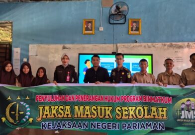 Jaksa Masuk Sekolah di SMAN 2 Pariaman
