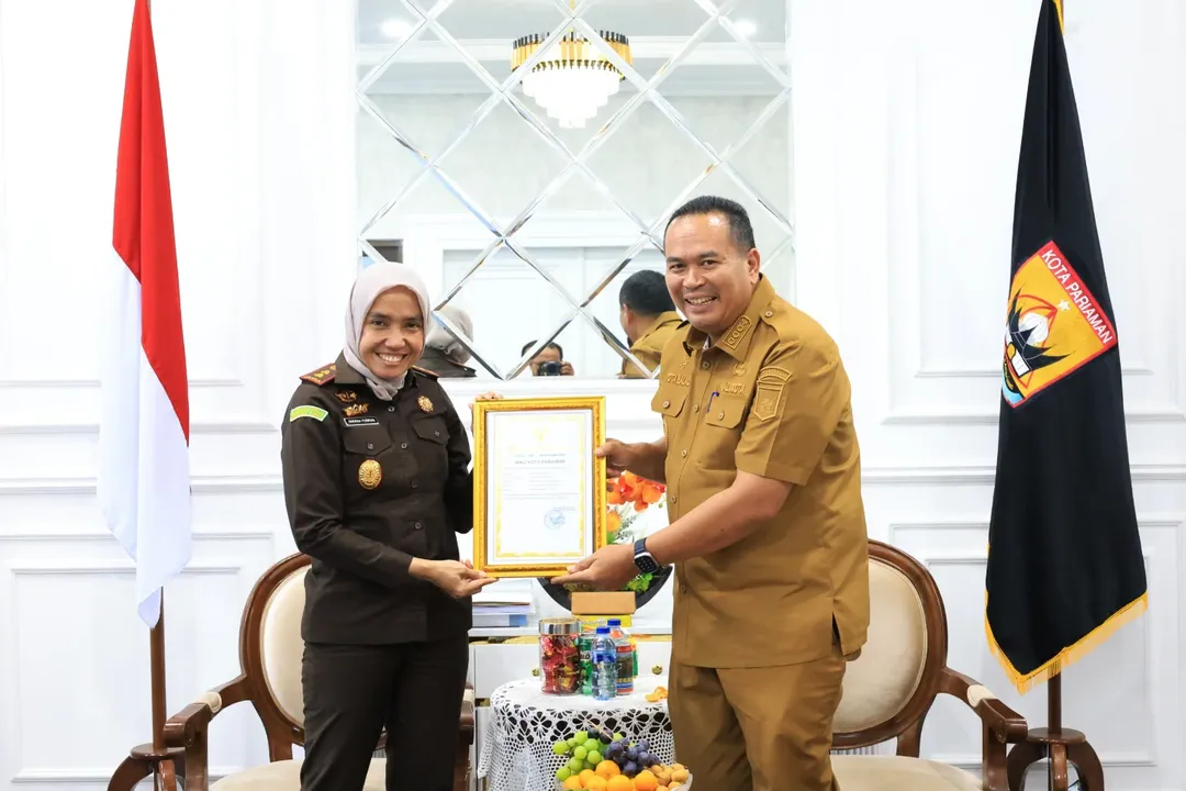 Wali Kota Pariaman Memberikan Apresiasi Kepada Kejaksaan Negeri Pariaman